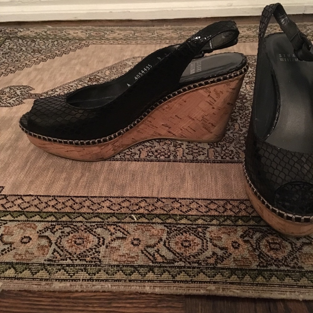 Stuart Weitzman Jean Wedge